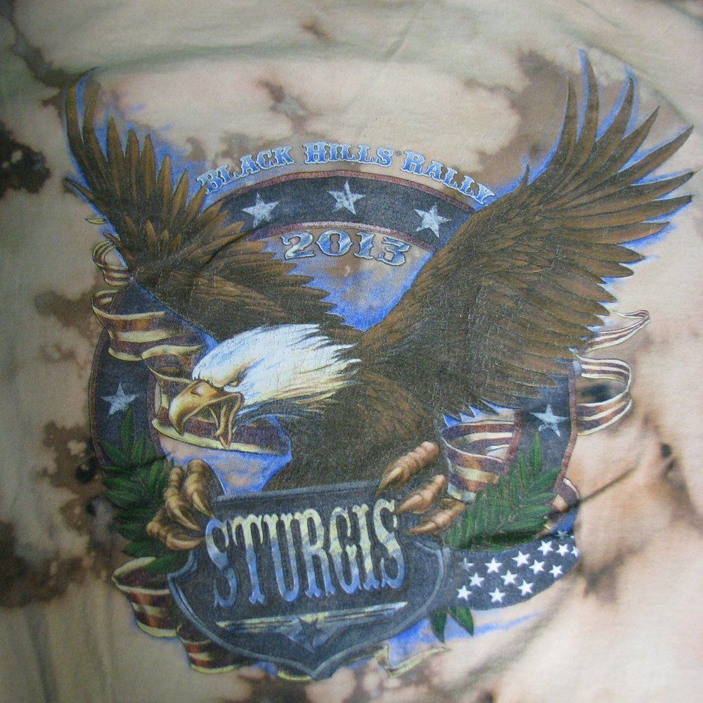 Sturgis Black Hills Rally 2013 Tie-Dye T-Shirt